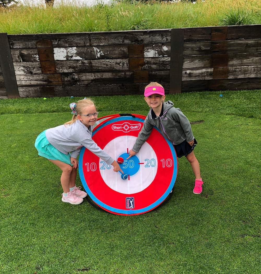 Junior-Golf-Target-with-two-girls